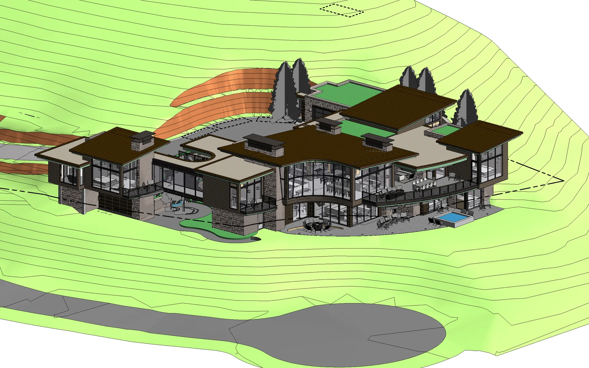 Coordinated architectural building model