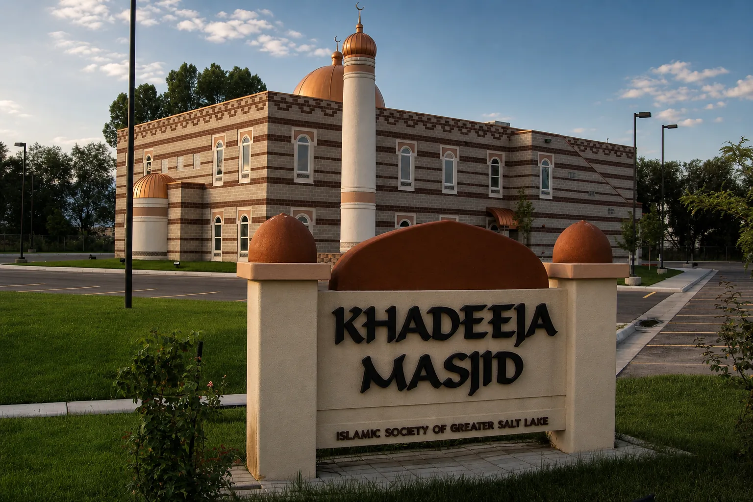 Khadeeja Masjid — sign exterior