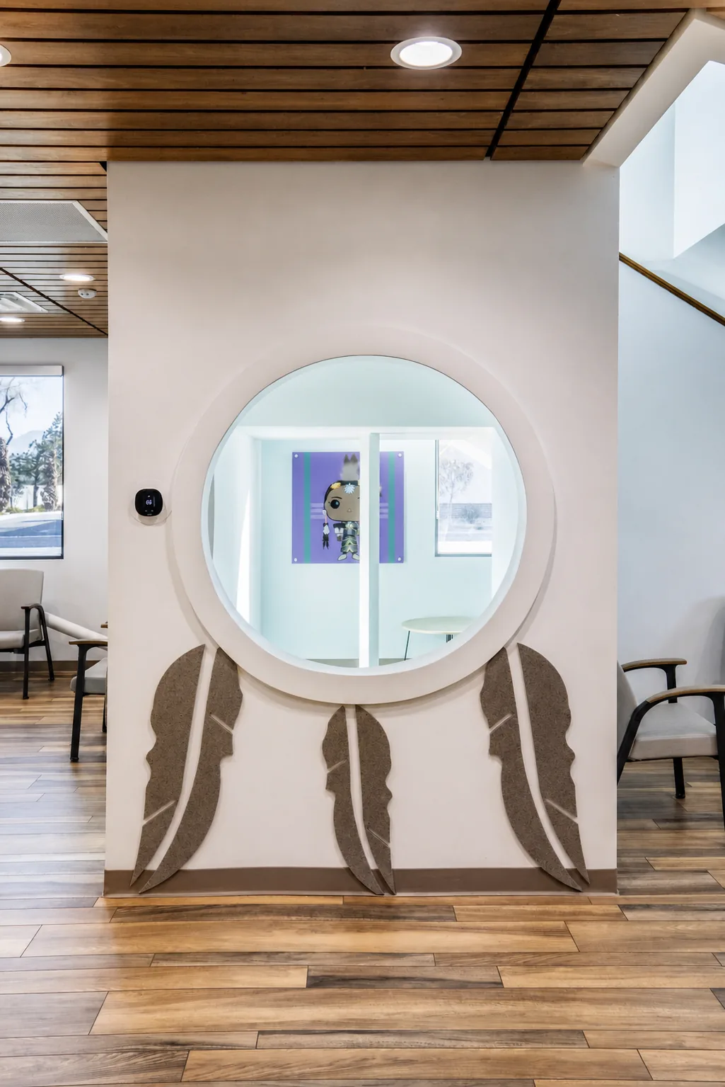 Sacred Circle — circular window